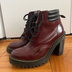 Doc Marten’s Persephone heeled boot (Shiraz size 8)